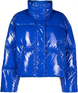 Funnel-Neck Puffer Jacket