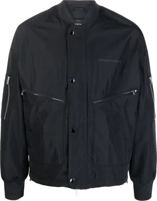 EMPORIO ARMANI- Nylon Bomber Jacket