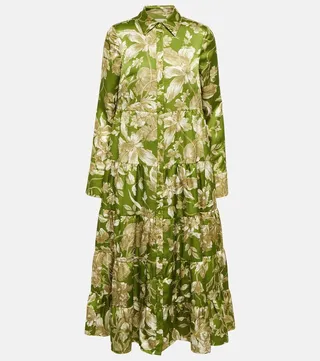 Palmira floral midi dress