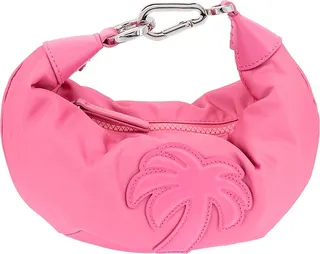 Nylon handbag with iconic frontal Palm