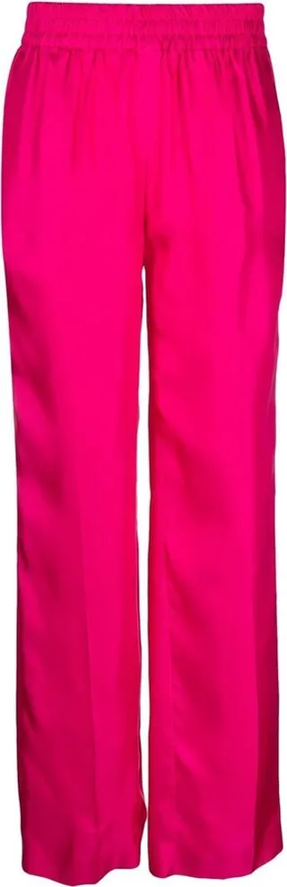 Straight-Leg Cut Trousers