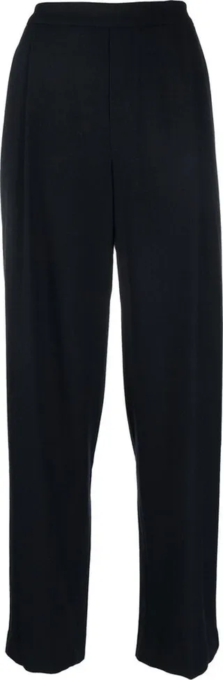 High-Waisted Straight-Leg Trousers