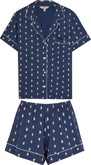 Eberjey Gisele Printed Stretch-jersey Pyjama Set