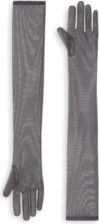 Dolce & Gabbana Kim Dolce & Gabbana Stretch-Satin Gloves