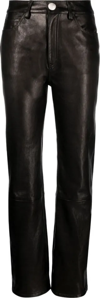 The Danielle leather trousers