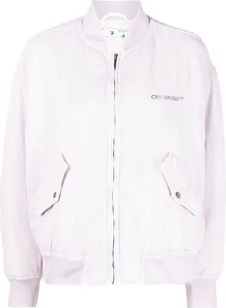 Zipped-Up Bomber Jacket
