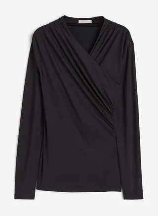 Surplice Neck Top