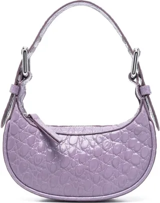 mini Soho crocodile-effect shoulder bag