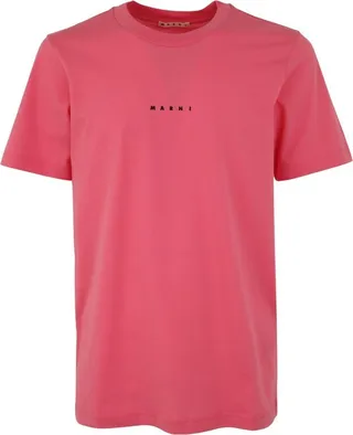 Marni Logo Printed Crewneck T-Shirt