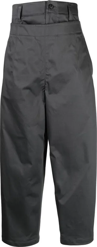 Wide-Leg Tailored Trousers