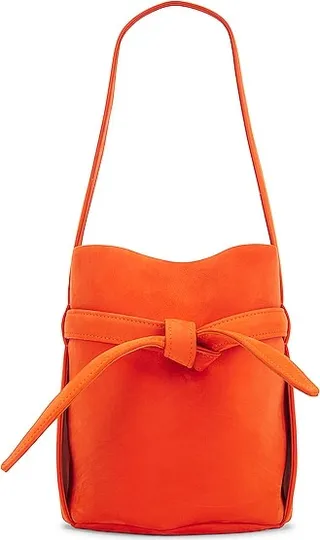 The Row Mini Leo Bag in Orange