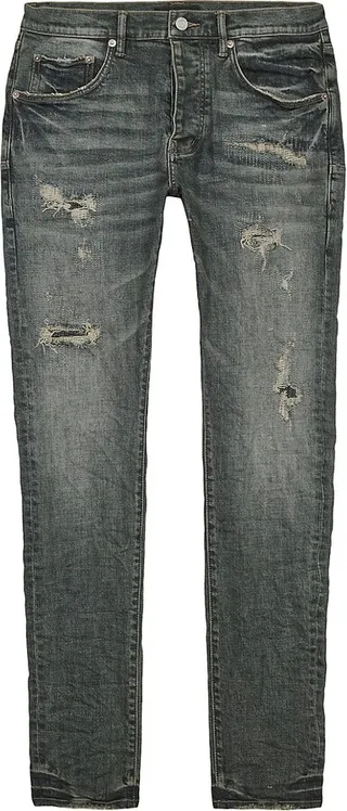 Quilted Destroy Jeans