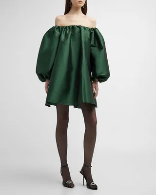 Bobby Puff Sleeve Short Dress