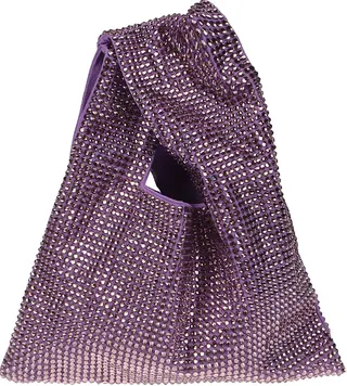 All Over Crystal-embellished Mini Bag