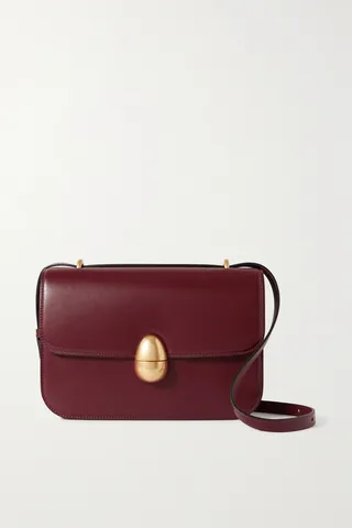NEOUS - Phoenix Leather Shoulder Bag - Burgundy