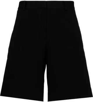Tailored High-Waisted Shorts