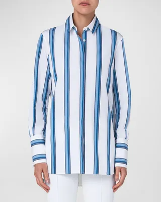 Striped Tunic Blouse