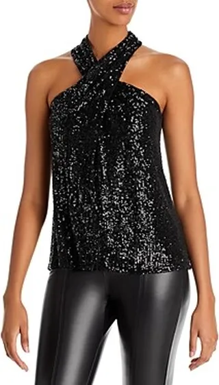 Generation Love Nicola Sequined Halter Top