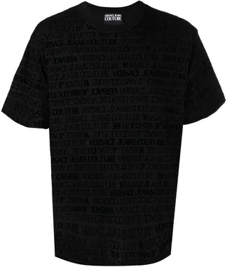 logo-print round-neck T-shirt