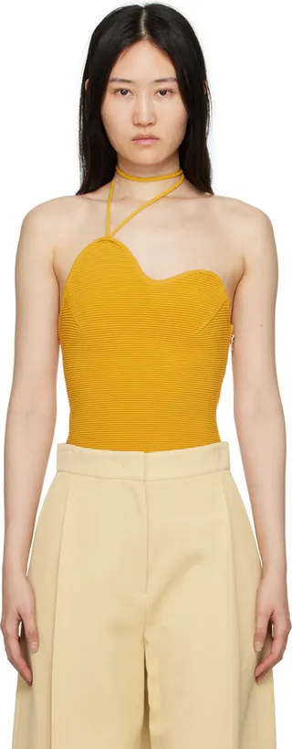 Recto Yellow Asymmetric Camisole