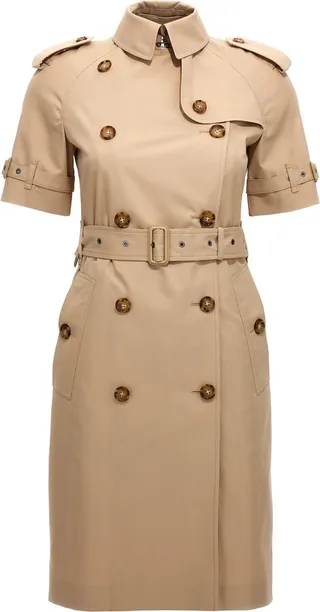 Short-sleeved Trench Coat