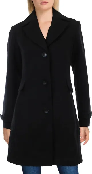 Womens Warm Midi Wool Coat