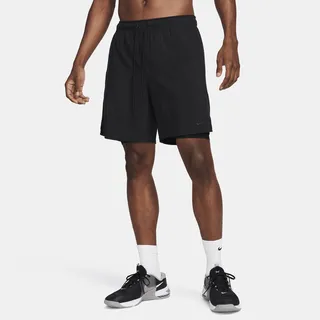 Nike Men's Unlimited Dri-FIT 7" 2-in-1 Versatile Shorts in Black
