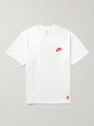 Sportswear Sole Food Logo-Print Cotton-Jersey T-Shirt