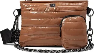 THINK ROYLN Downtown Crossbody (Dark Nude Patent) Cross Body Handbags