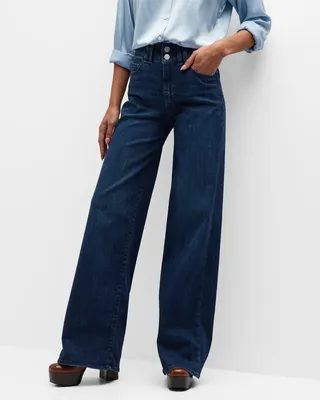 The Triple Binding Wide Leg Jeans