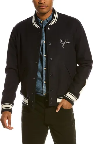 Golden Goose Wool-Blend Bomber Jacket