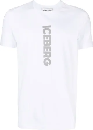 logo-print stretch-cotton T-shirt