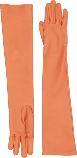 Full-Sleeve Leather Gloves