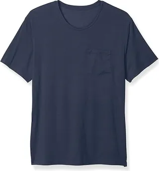 Tommy John Second Skin Short Sleeve Crew Neck Pocket Tee (Dress Blues) Men's Pajama