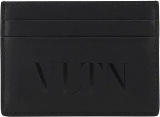 Valentino VLTN Logo Printed Card Case