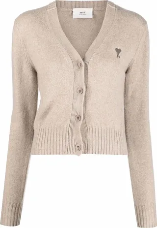 Ami de Coeur V-neck cardigan