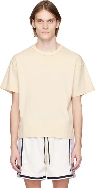 John Elliott Off-White Reversed T-Shirt