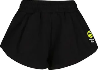 Barrow Logo-Printed Elasticated Waistband Mini Shorts