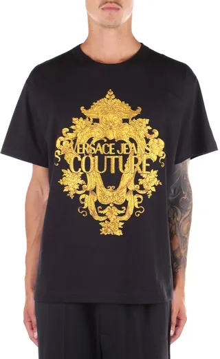 Versace Jeans Couture Logo Printed Crewneck T-Shirt