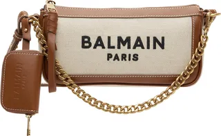 Balmain Beige B-Army Shoulder Bag