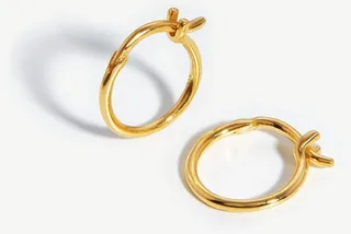 Mini Hinged Hoop Earrings