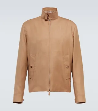 Wool twill jacket