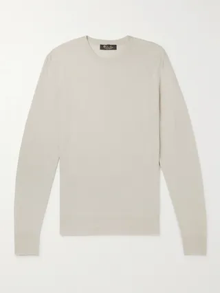 Slim-Fit Baby Cashmere Sweater