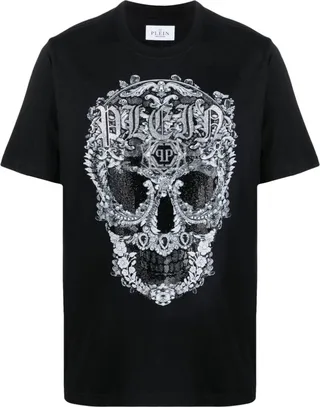 Baroque Skull cotton T-shirt