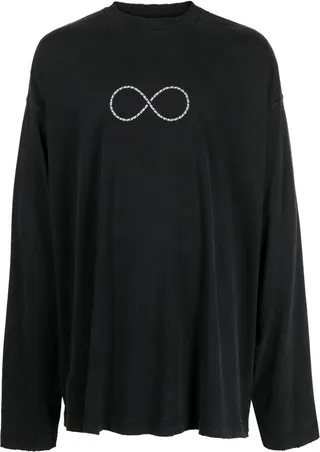 Infinity long-sleeve T-shirt