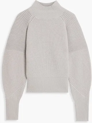 Kimbra ribbed merino wool turtleneck sweater