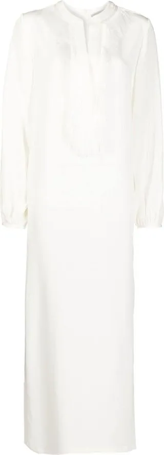 Frayed Midi Dress