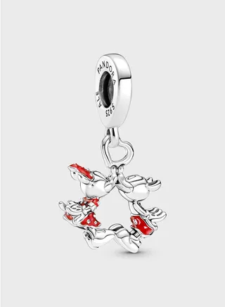 Disney Mickey Mouse & Minnie Mouse Kissing Charm