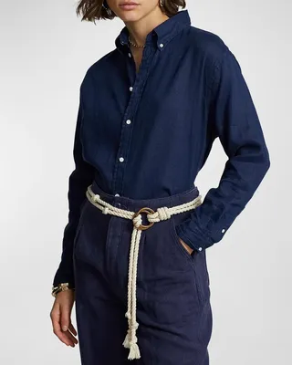 Relaxed-Fit Linen Shirt