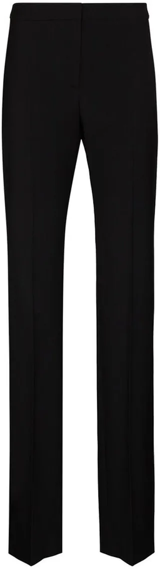 Straight-Leg Wool Trousers